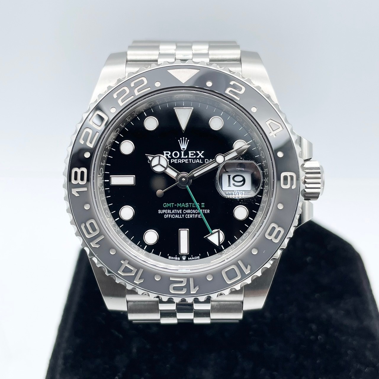 ����å��� GMT�ޥ�����II 126710GRNR �֥�å� ���ƥ�쥹�������� 40mm