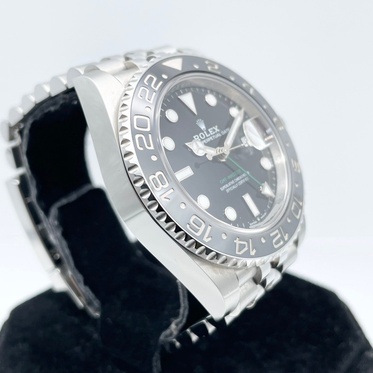 ����å��� GMT�ޥ�����II 126710GRNR �֥�å� ���ƥ�쥹�������� 40mm