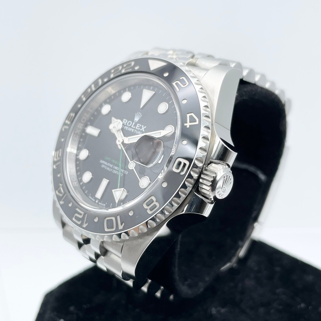 ����å��� GMT�ޥ�����II 126710GRNR �֥�å� ���ƥ�쥹�������� 40mm