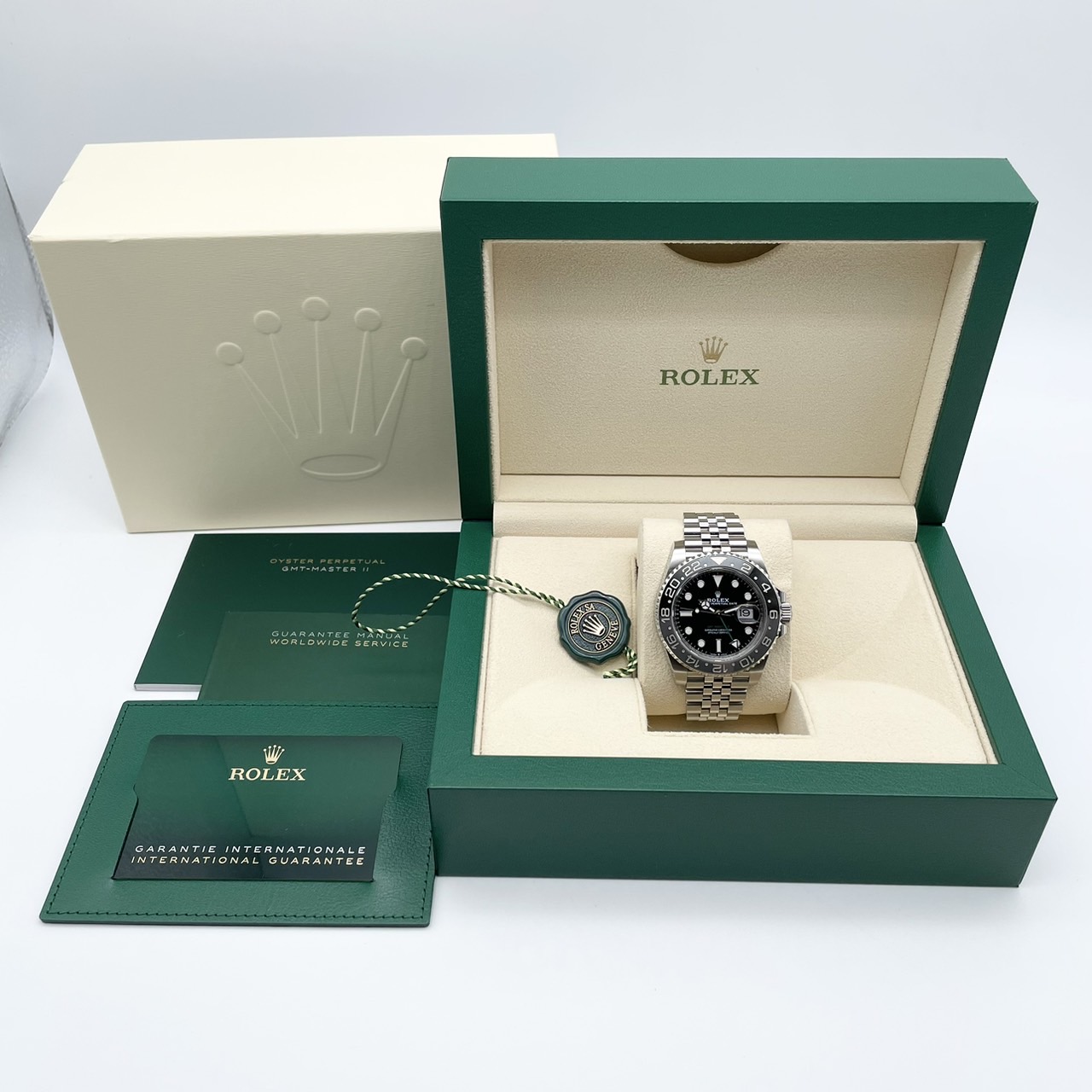 ����å��� GMT�ޥ�����II 126710GRNR �֥�å� ���ƥ�쥹�������� 40mm