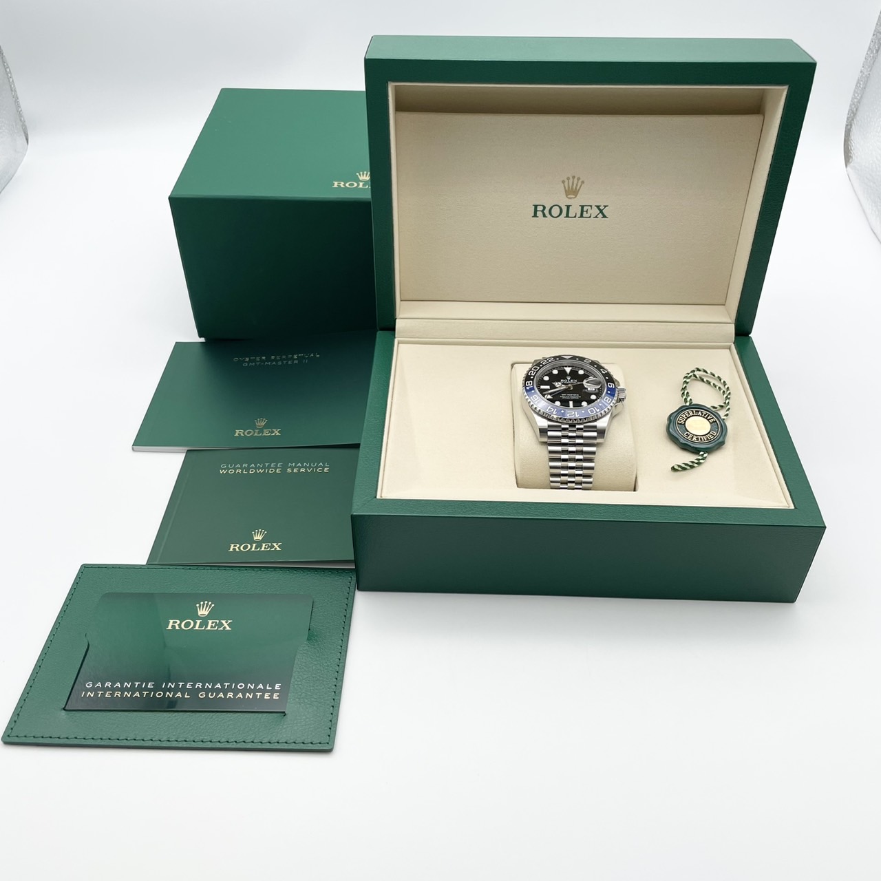 ��25ǯ9��ǿ�����顪�ۥ���å��� GMT�ޥ�����II 126710BLNR �Хåȥޥ� ����ӥ꡼�֥쥹 40mm