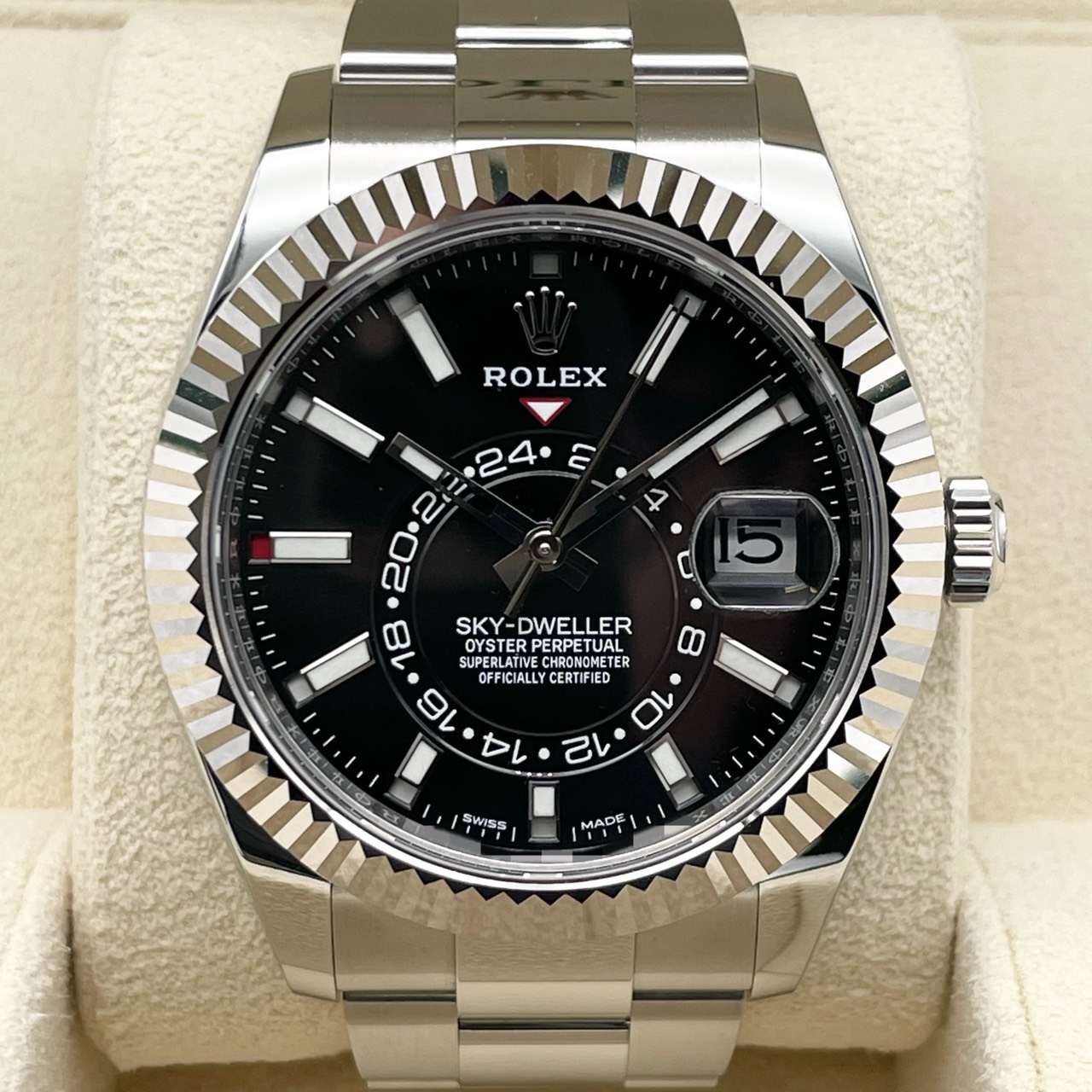 �ڴ�����̤�����ʡ��ۥ���å��� �������ɥ����顼 326934 �֥�å� 42mm �����������֥쥹