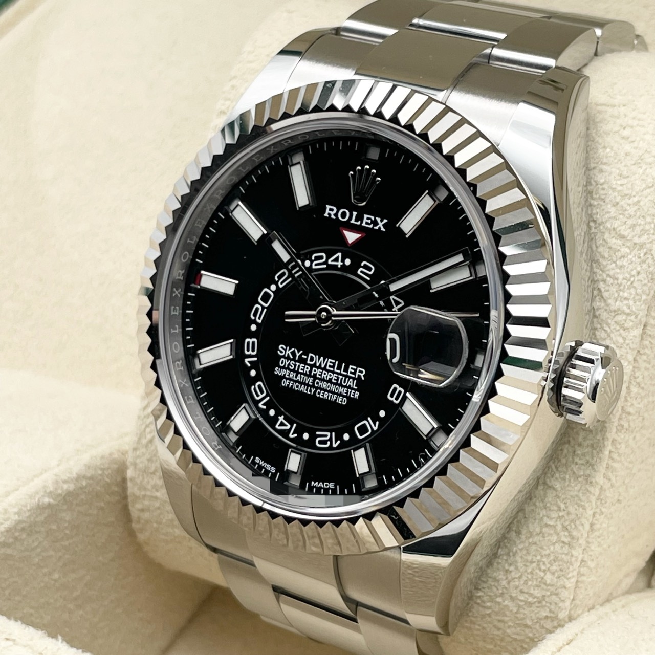 �ڴ�����̤�����ʡ��ۥ���å��� �������ɥ����顼 326934 �֥�å� 42mm �����������֥쥹