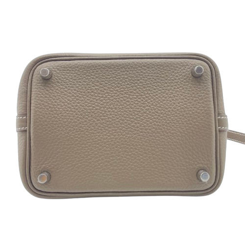 エルメス ピコタンロック PM エトゥープ トリヨンクレマンス シルバー