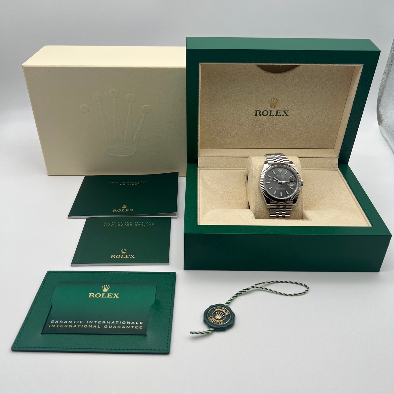 ڥꥹޥ12/25ޤǡۥå ǥȥ㥹 126334 졼 ӥ꡼֥쥹å 41mm