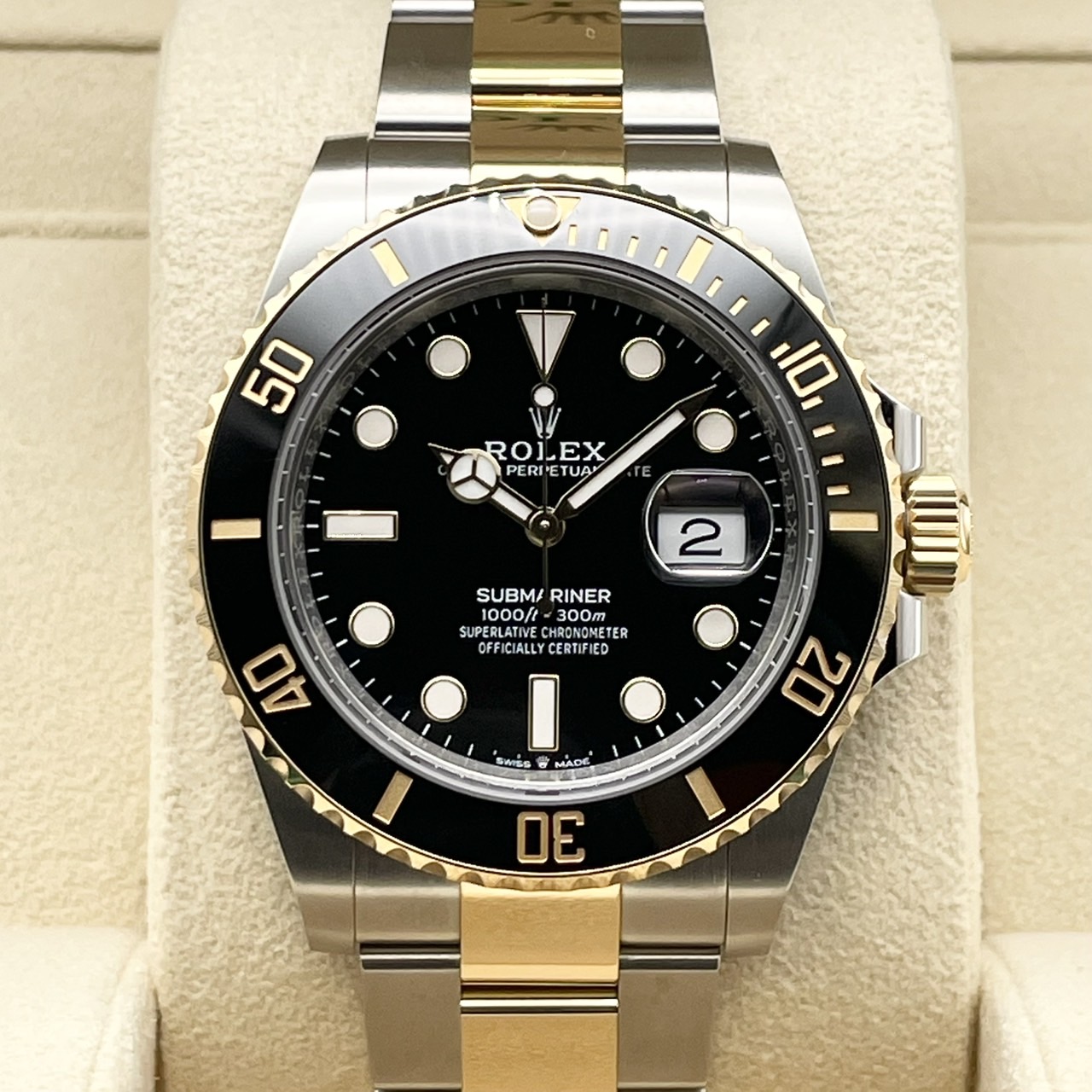 ����å��� ���֥ޥ꡼�ʥǥ��� 126613LN �֥�å� ���ƥ�쥹��������+��������������� 41mm