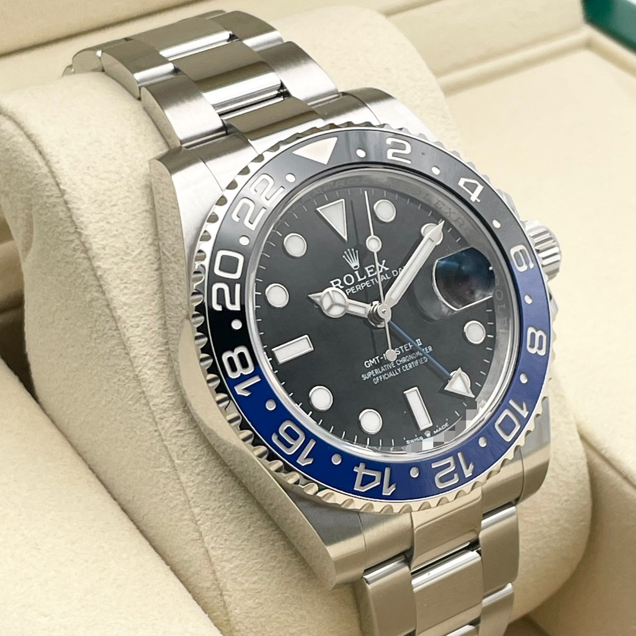 ��25ǯ8���顪�ۥ���å��� GMT�ޥ�����II 126710BLNR �����������֥쥹��å� �֥�å� �Хåȥޥ� 40mm