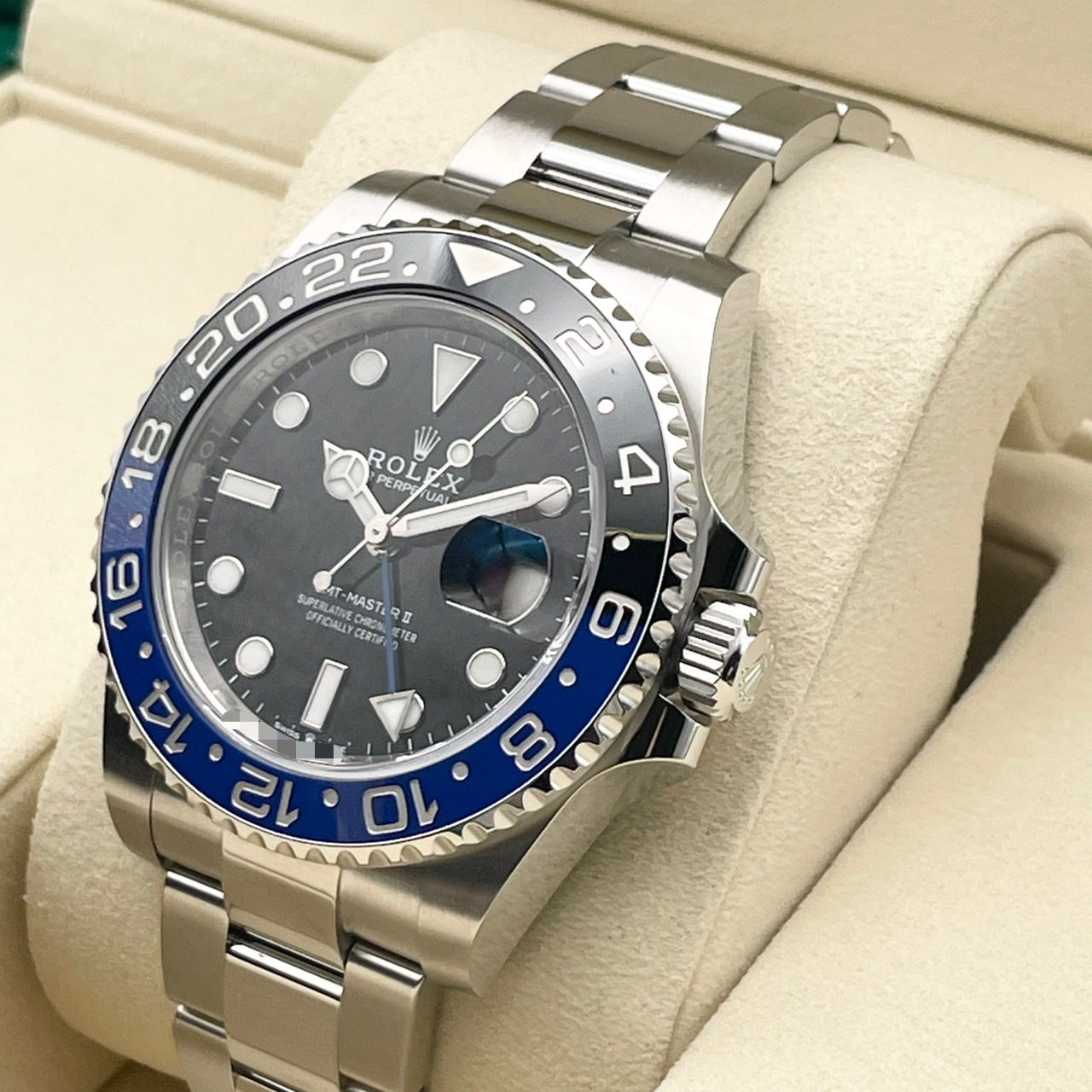 ��25ǯ8���顪�ۥ���å��� GMT�ޥ�����II 126710BLNR �����������֥쥹��å� �֥�å� �Хåȥޥ� 40mm