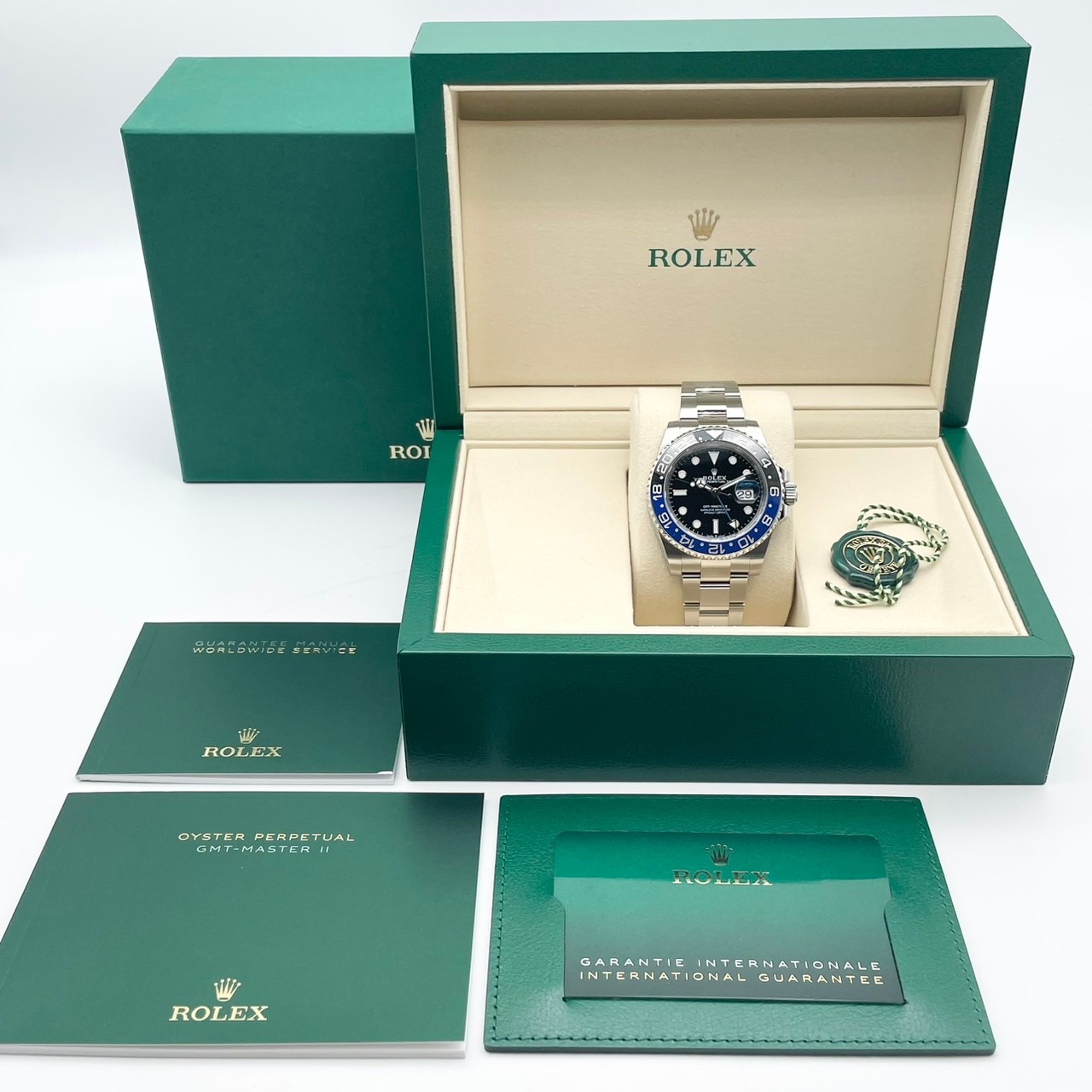 ��25ǯ8���顪�ۥ���å��� GMT�ޥ�����II 126710BLNR �����������֥쥹��å� �֥�å� �Хåȥޥ� 40mm