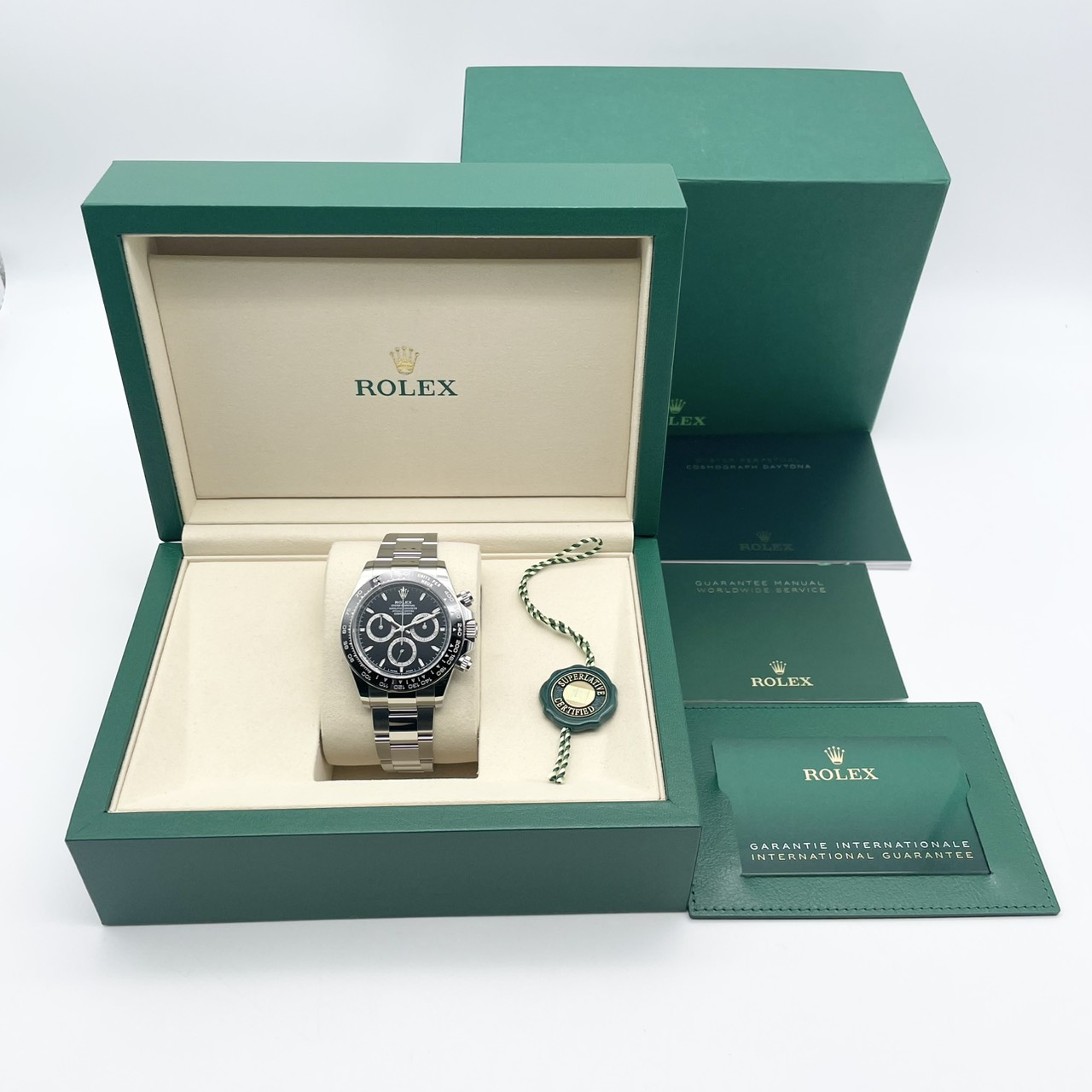 ����å��� �ǥ��ȥ� 126500LN  �֥�å� ���ƥ�쥹�������� �����������֥쥹 40mm