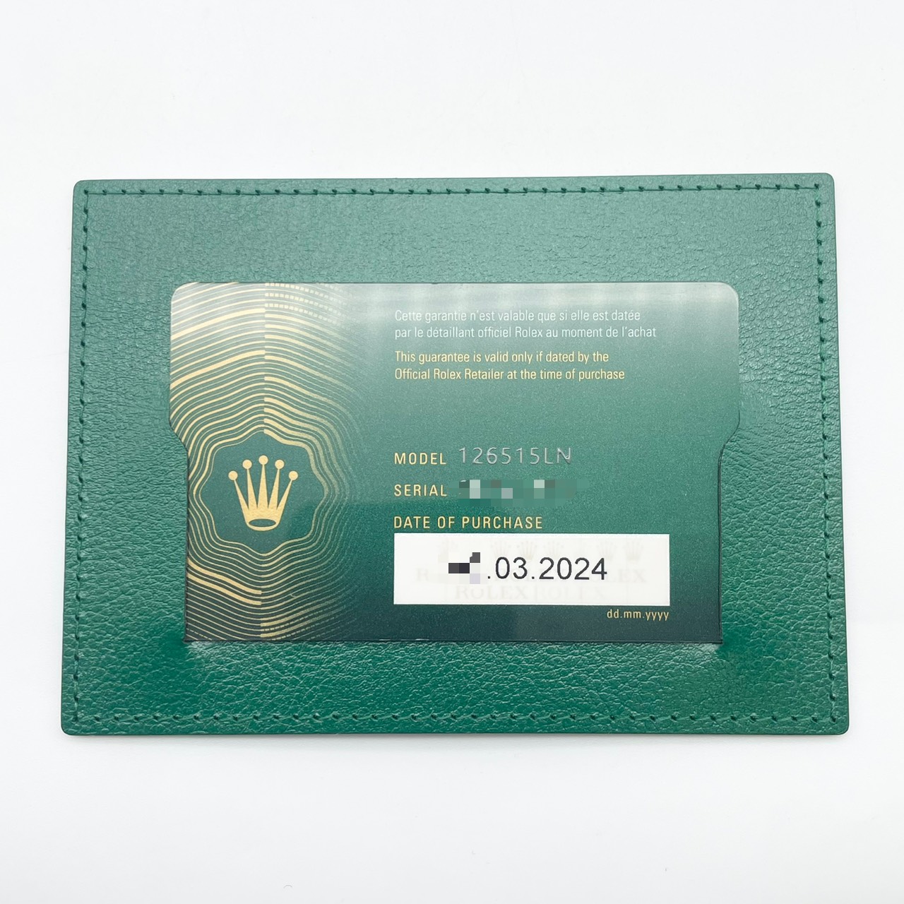 ����å��� �ǥ��ȥ� 126515LN �֥饤�ȥ֥�å������������  40mm