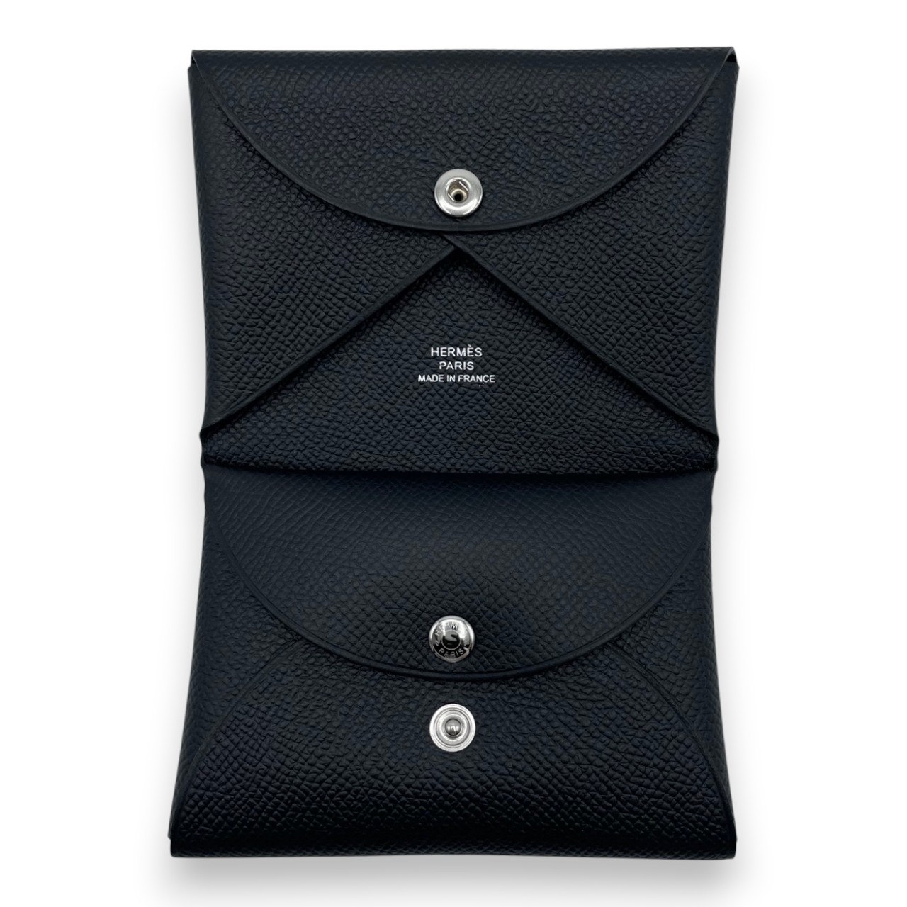 エルメス カルヴィ デュオ ノワール エプソン シルバー金具 G刻印