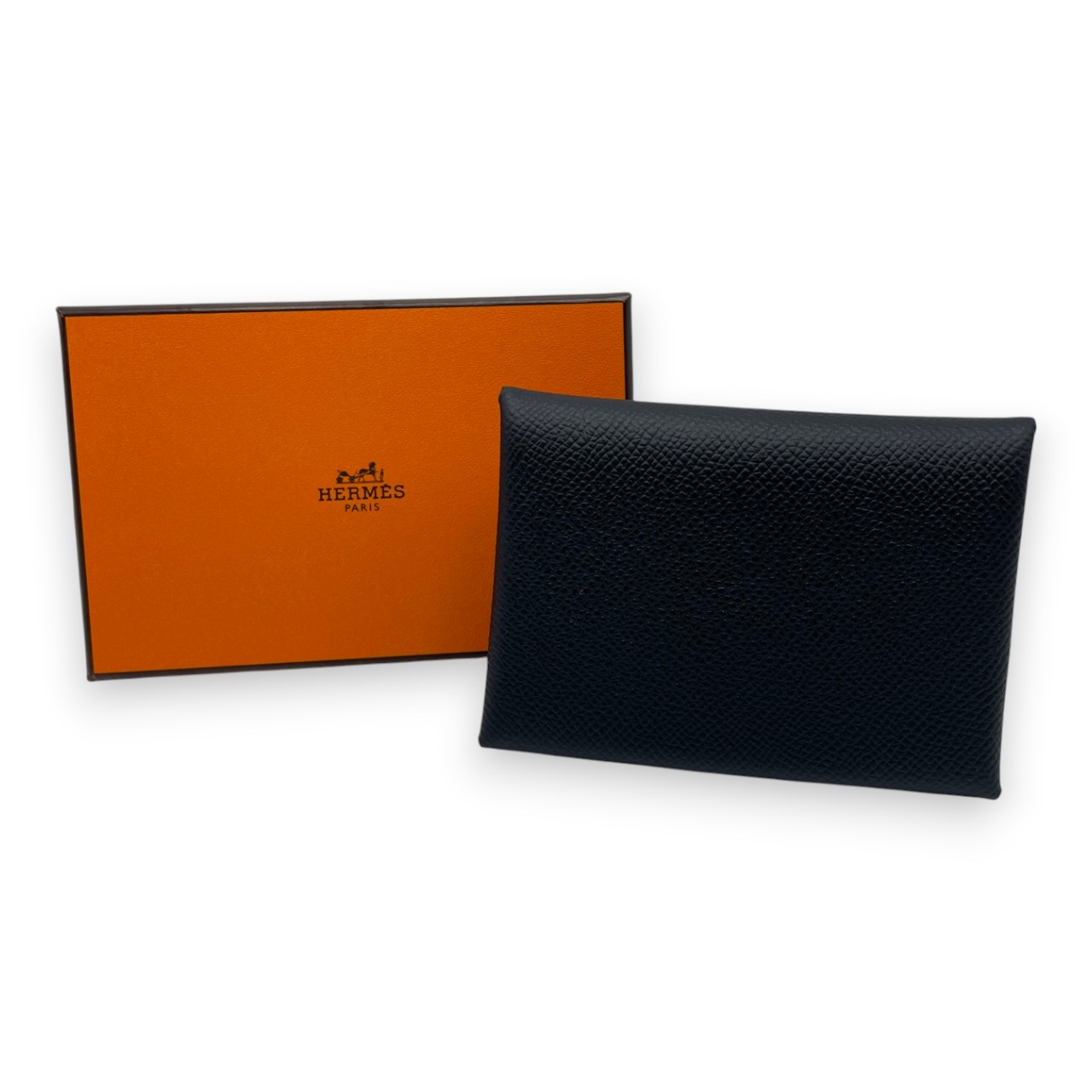 エルメス カルヴィ デュオ ノワール エプソン シルバー金具 G刻印