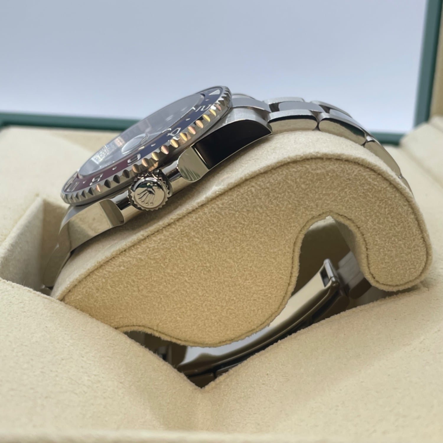 GMT�ޥ�����II 126719BLRO �����������֥쥹��å� �ߥåɥʥ��ȥ֥롼 �ۥ磻�ȥ������ 40mm