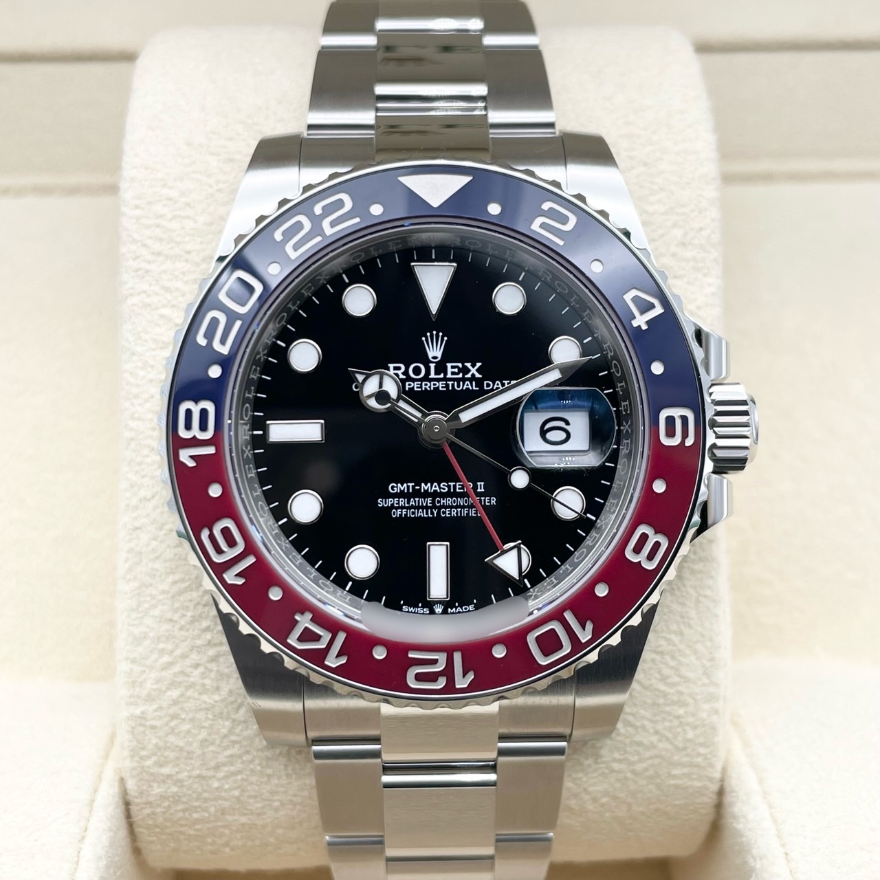 ����å��� GMT�ޥ�����II 126710BLRO �ڥץ� �����������֥쥹��å� �֥�å� 40mm