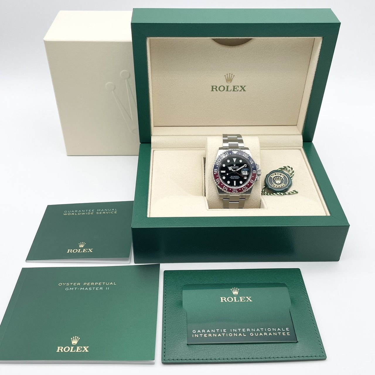 �ڲƤ������ò��ۡ������ݸ�����դ����ۡ�2025ǯ6����ۥ���å��� GMT�ޥ�����II 126710BLRO �����������֥쥹��å� �֥�å� 40mm