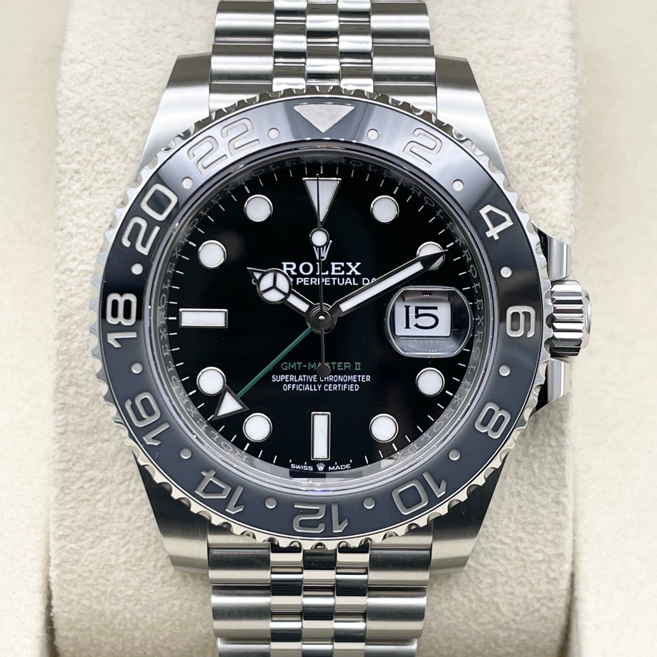 ��11/16�ޤǸ����ò��ۡ�25ǯ7���顪�ۥ���å��� GMT�ޥ�����II 126710GRNR �֥�å� ����ӥ꡼�֥쥹��å� 40mm