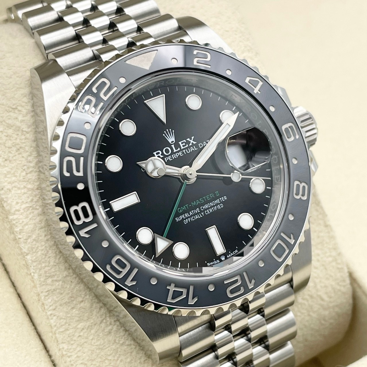 ��11/16�ޤǸ����ò��ۡ�25ǯ7���顪�ۥ���å��� GMT�ޥ�����II 126710GRNR �֥�å� ����ӥ꡼�֥쥹��å� 40mm