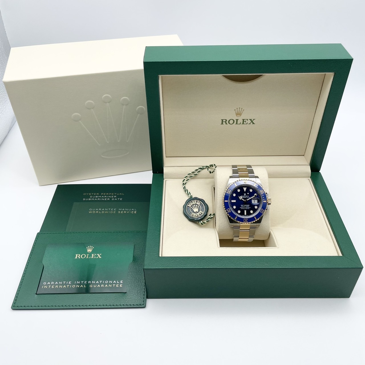 ��2�����ò����ۥ���å��� ���֥ޥ꡼�� �ǥ��� 126613LB �������֥롼 41mm