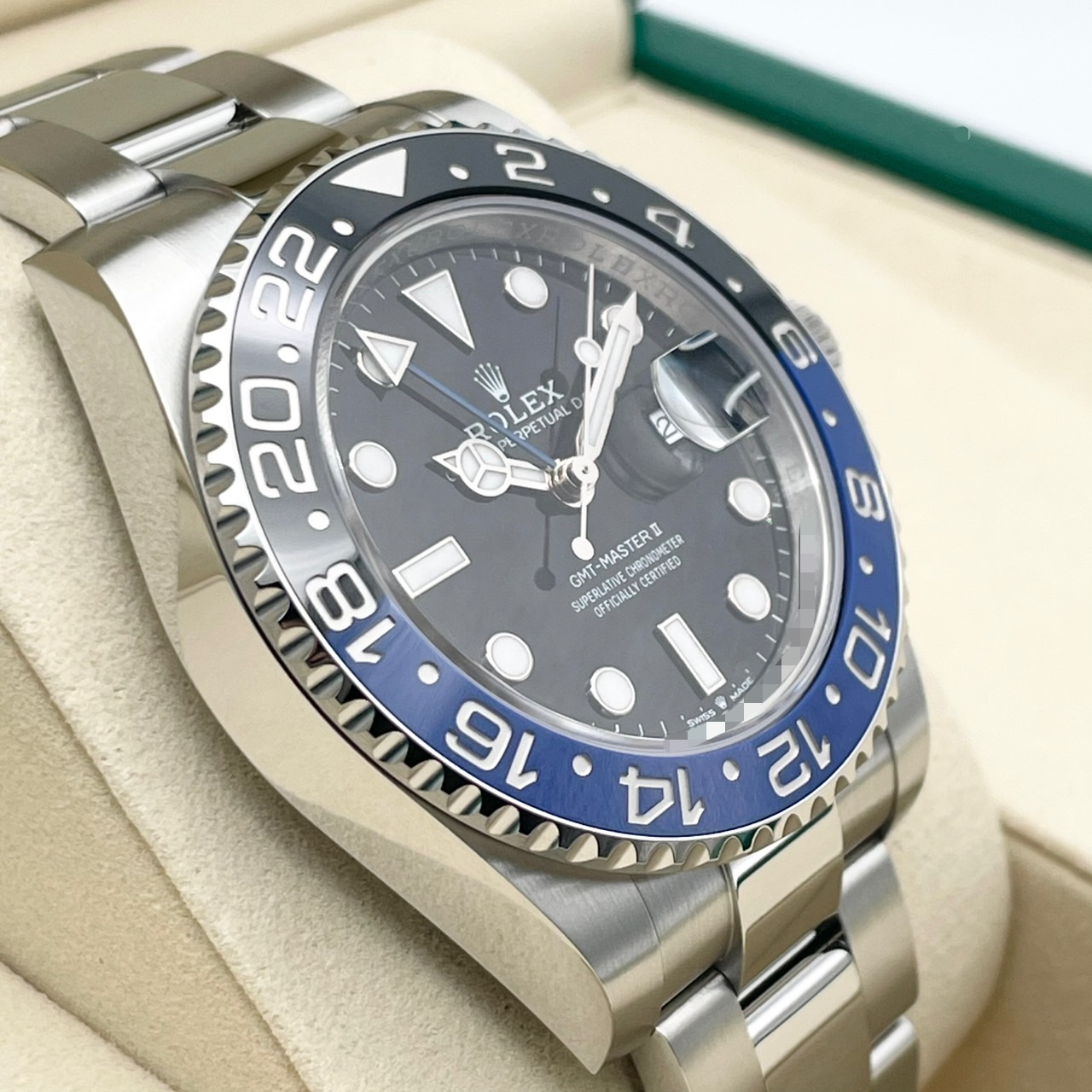 ����å��� GMT�ޥ�����II 126710BLNR �����������֥쥹��å� �֥�å� �Хåȥޥ� 40mm