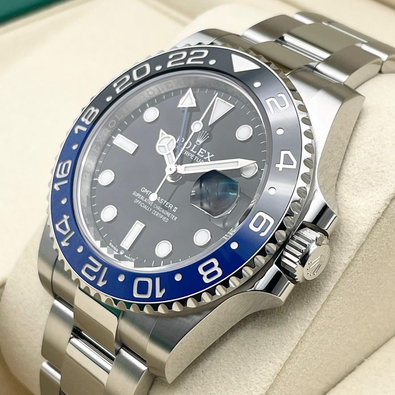 ����å��� GMT�ޥ�����II 126710BLNR �����������֥쥹��å� �֥�å� �Хåȥޥ� 40mm