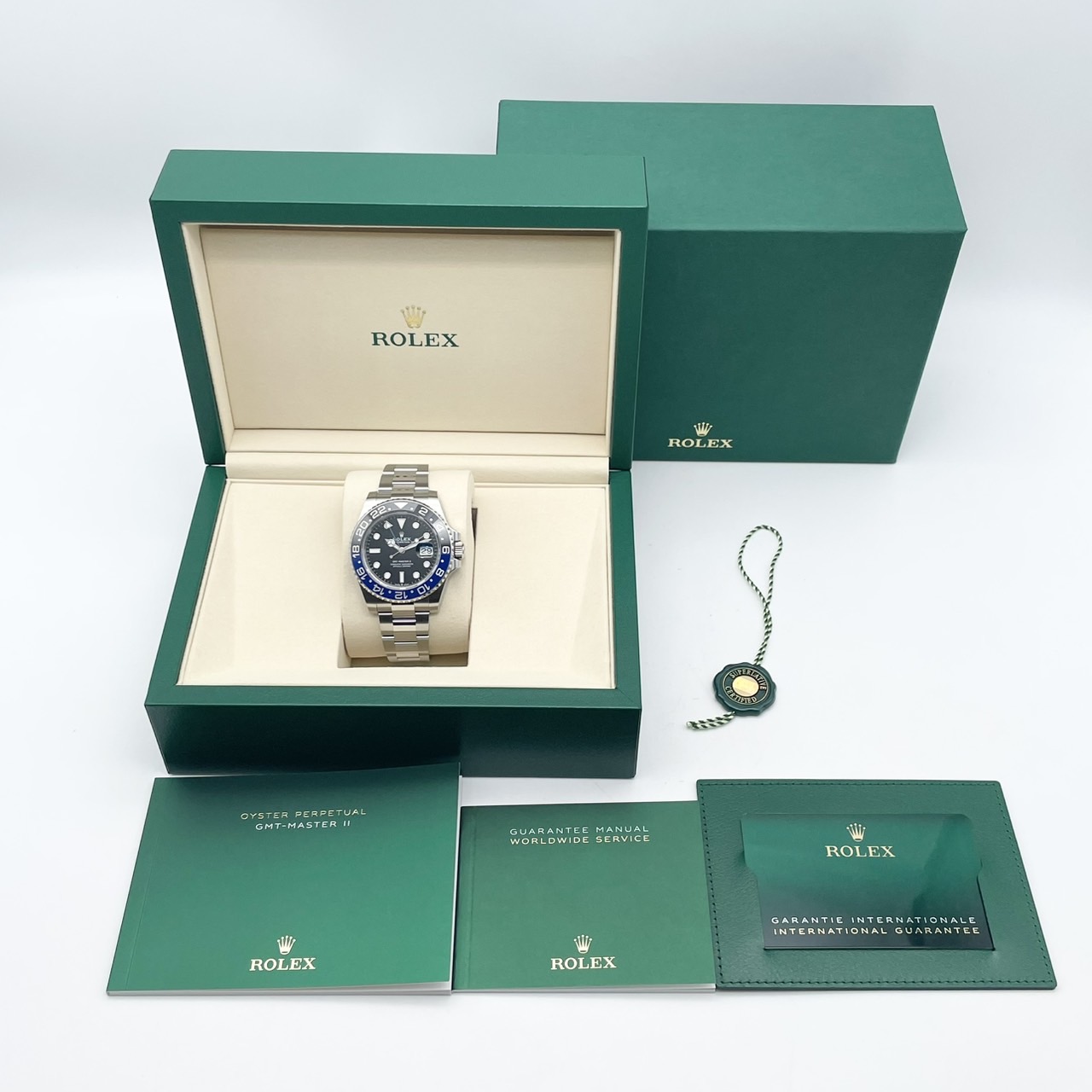 ����å��� GMT�ޥ�����II 126710BLNR �����������֥쥹��å� �֥�å� �Хåȥޥ� 40mm