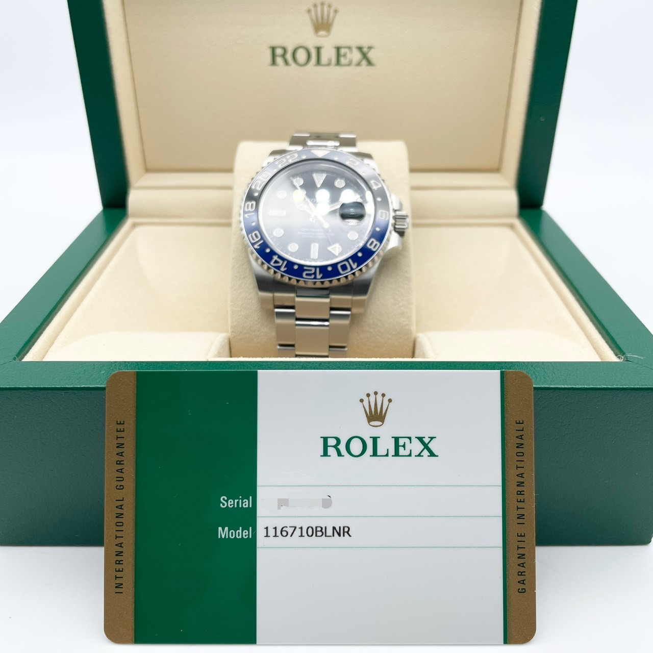 �ڸ����ò��ۥ���å��� GMT�ޥ�����II 116710BLNR �����������֥쥹 �Хåȥޥ� 40mm