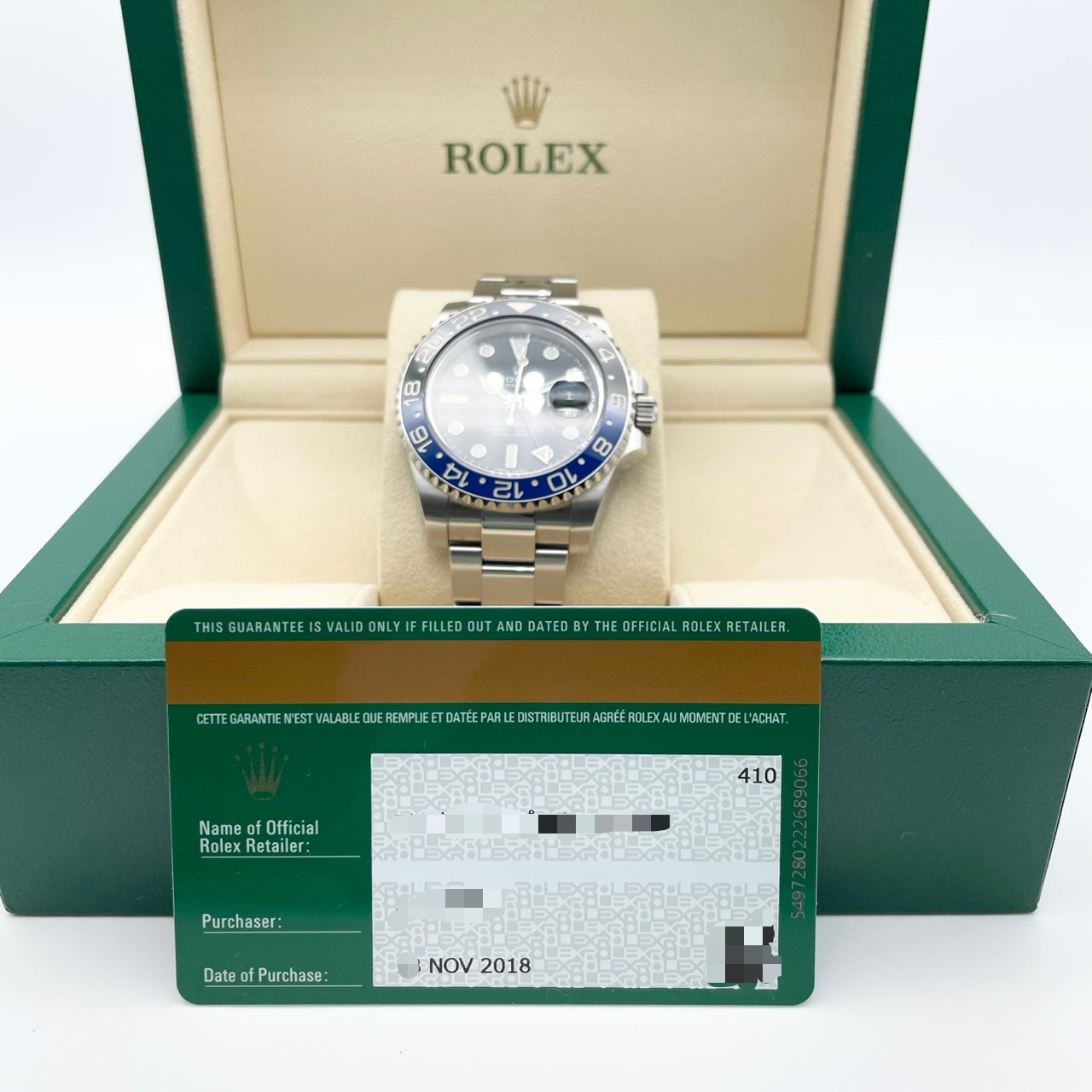 �ڸ����ò��ۥ���å��� GMT�ޥ�����II 116710BLNR �����������֥쥹 �Хåȥޥ� 40mm