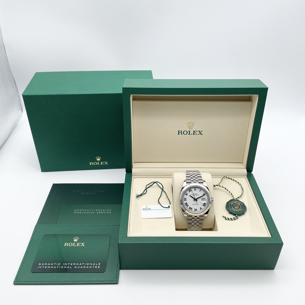 ��ǯ�����軻���ʡ����ۥ���å��� �ǥ��ȥ��㥹�� 126334  �ۥ磻�ȥ����� ����ӥ꡼�֥쥹 41mm