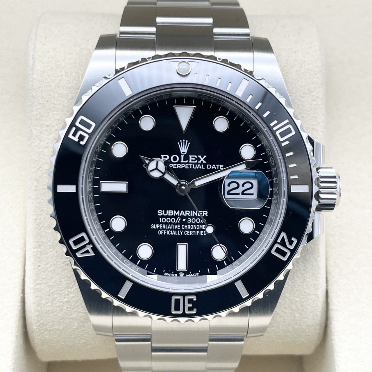 ���ݾڽ�����2025ǯ12��� ����å��� ���֥ޥ꡼�ʡ��ǥ��� 126610LN �֥�å� 41mm