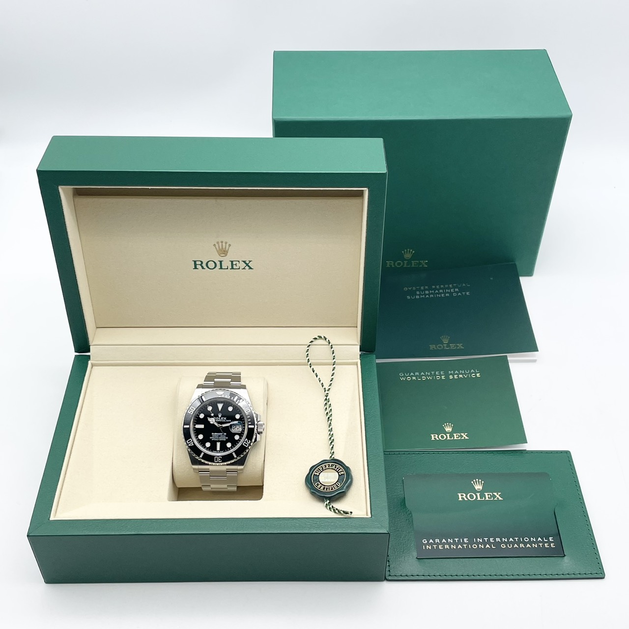 ���ݾڽ�����2025ǯ12��� ����å��� ���֥ޥ꡼�ʡ��ǥ��� 126610LN �֥�å� 41mm