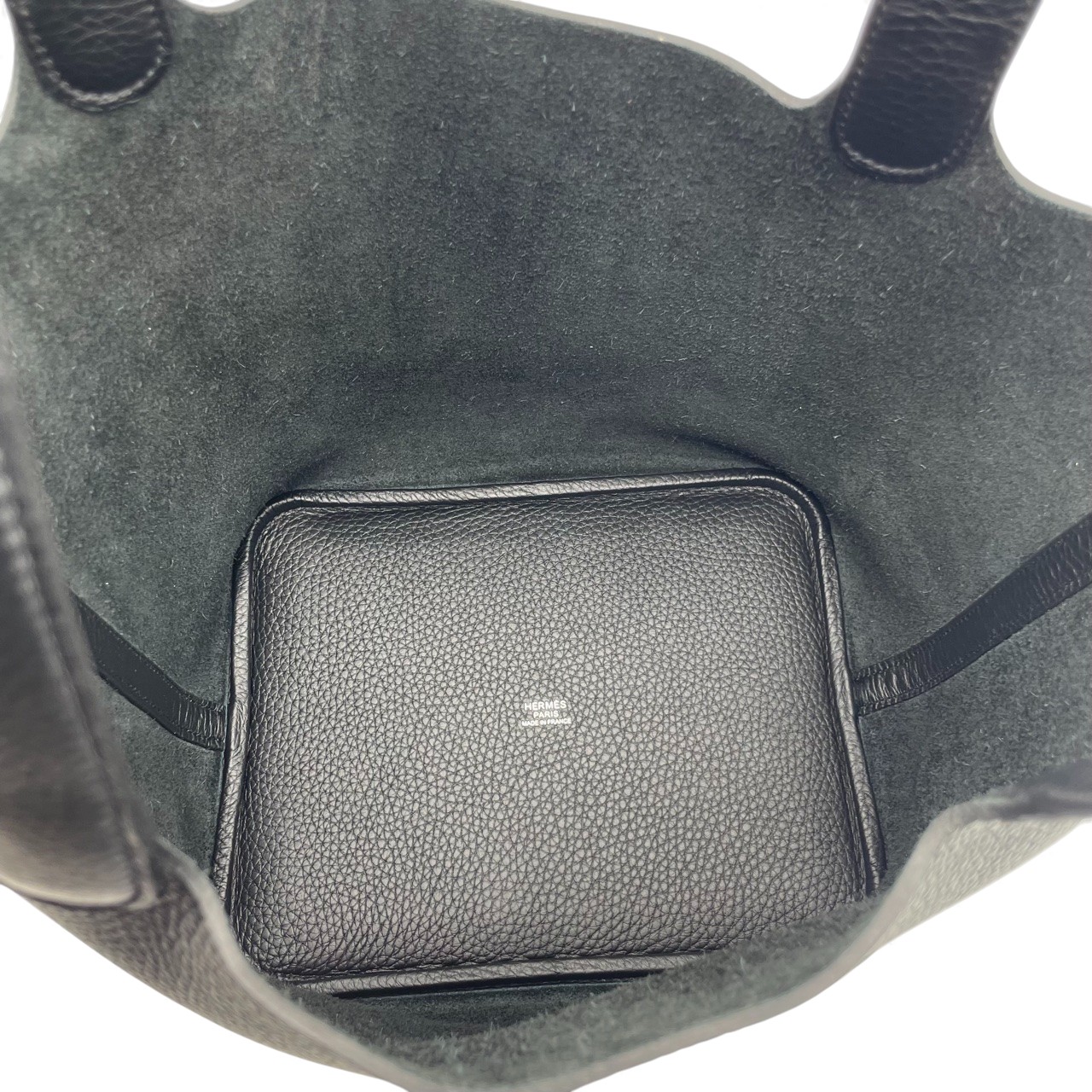 【新品未使用】エルメス ピコタンロック MM ノワール シルバー金具 K刻印 エルメス ピコタンロック MM ノワール トリヨンクレマンス シルバー