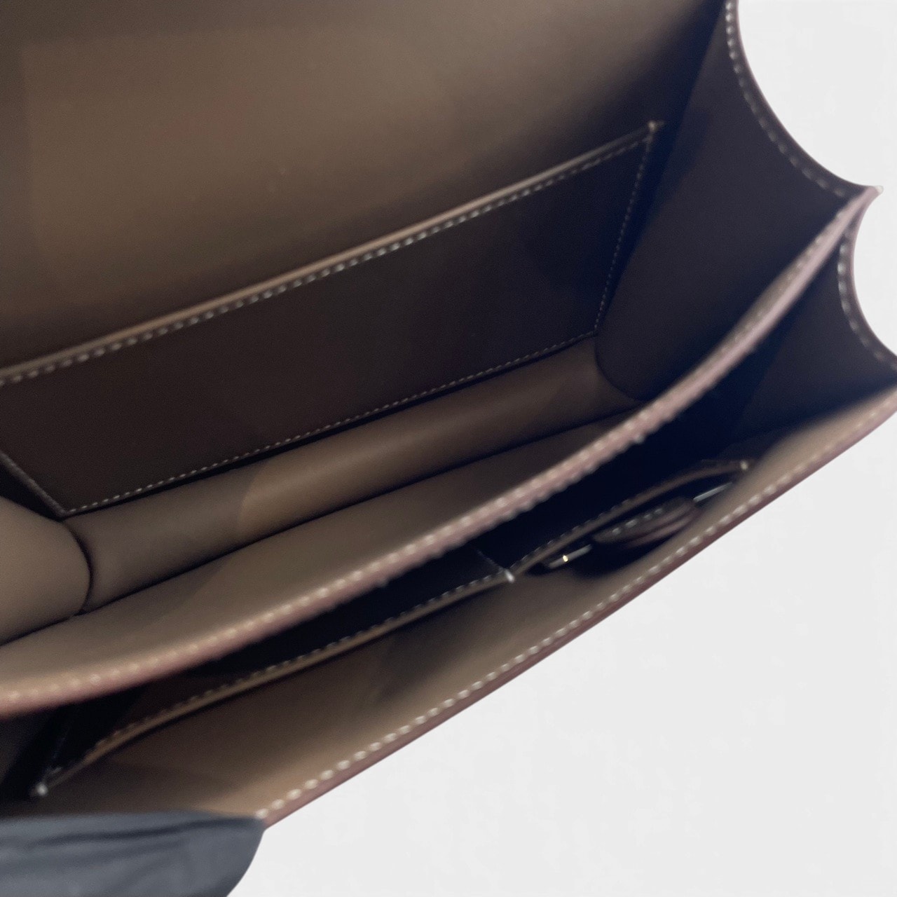 エルメス コンスタンス ミニ 18 エトゥープ エプソン シルバー金具 G