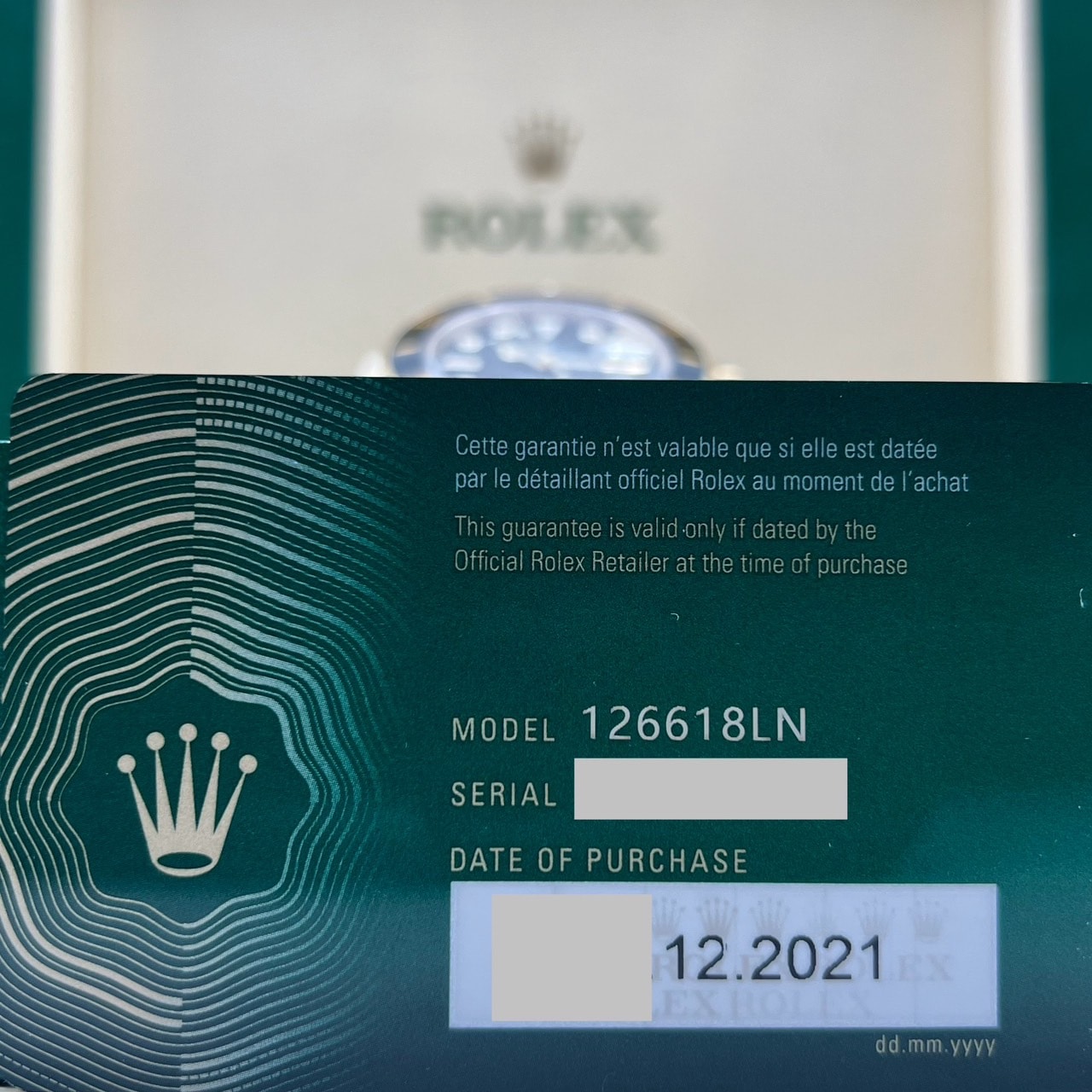 ������ʲ��������桪�ۥ���å��� ���֥ޥ꡼�ʥǥ��� 126618LN �֥�å� 41mm