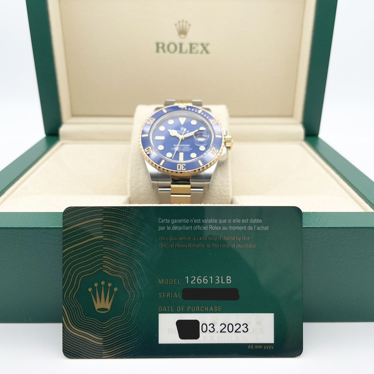 ����å��� ���֥ޥ꡼�� �ǥ��� 126613LB  �������֥롼 41mm