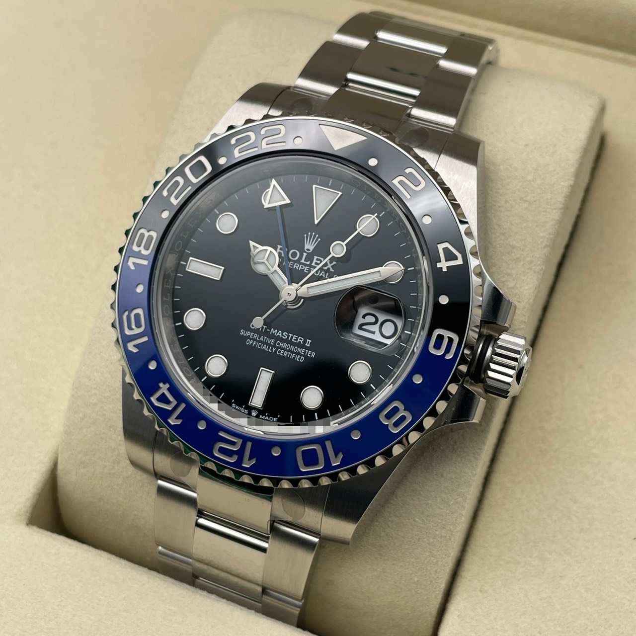 ���ò���ۡ��ݾڽ�����2025ǯ12��ۥ���å��� GMT�ޥ�����II 126710BLNR �Хåȥޥ� �����������֥쥹 40mm