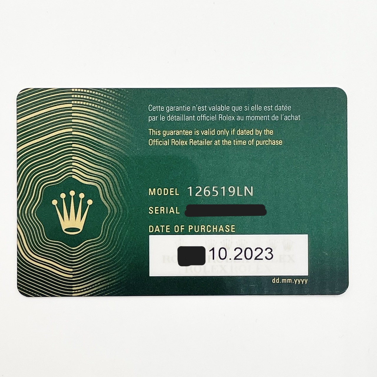 ��3���ָ�����ʡۡ�2023ǯ����ۥ���å��� �ǥ��ȥ� 126519LN 40mm