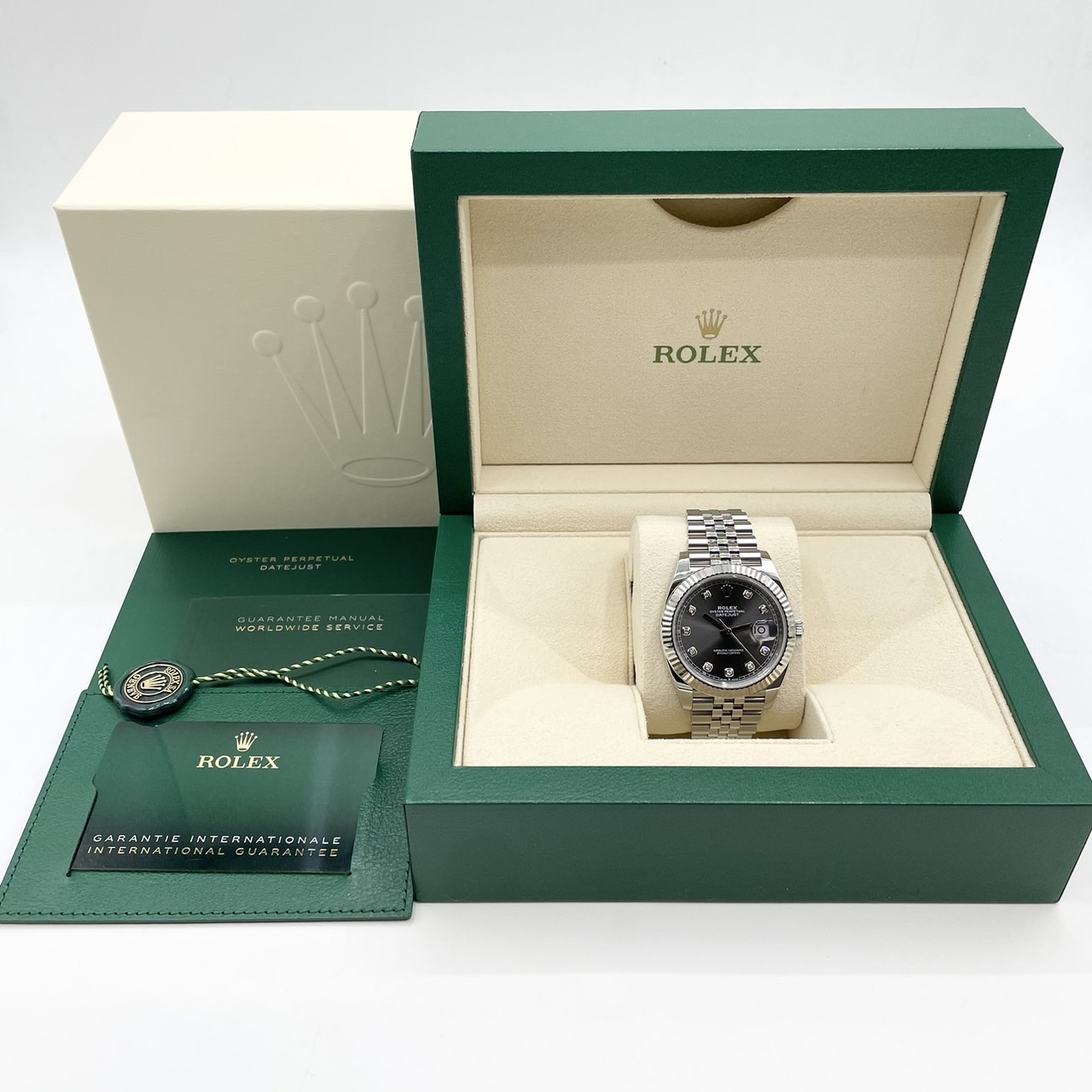 ROLEX 高級時計ケース 緑色　※箱のみ 2セット【緑色の収納ケースのみ】ロレックス ROLEX 2021年頃 その他
