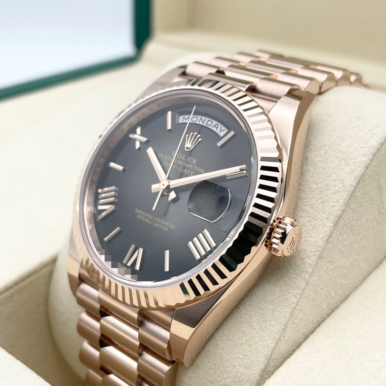 タバコなんですけど ロレックス デイデイト 40 ウォッチ：18 ct エバーローズゴールド