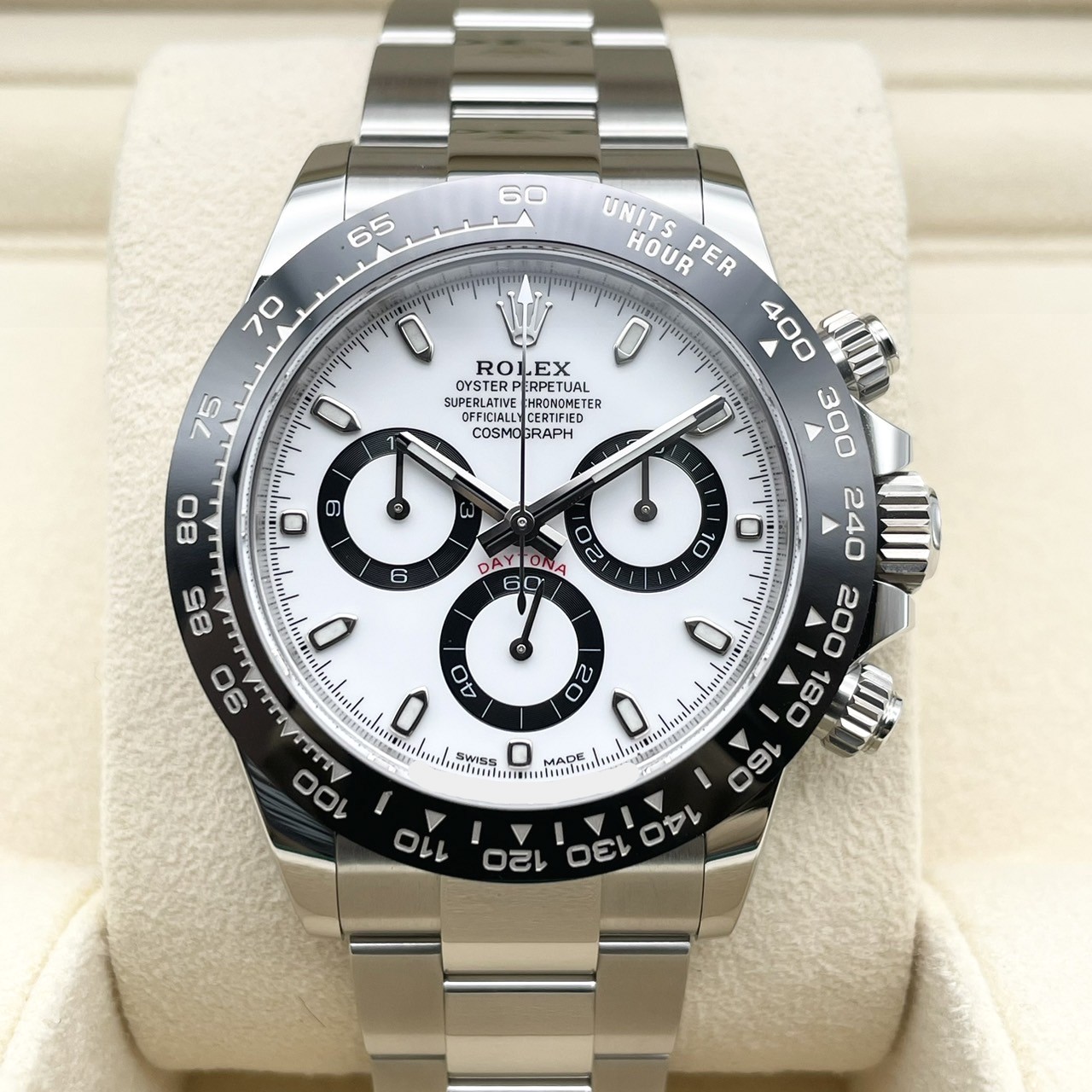 ����å��� �ǥ��ȥ� 116500LN �ۥ磻�� �����������֥쥹 40mm