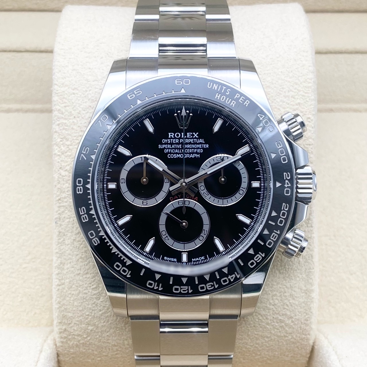 ����å��� �ǥ��ȥ� 126500LN  �֥�å� 40mm ���ƥ�쥹�������� �����������֥쥹