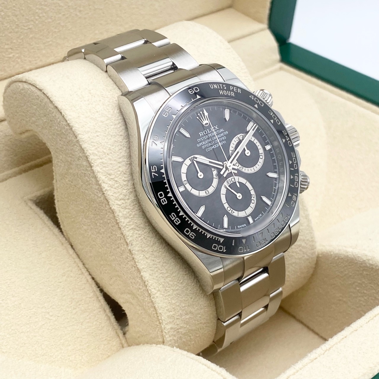 ����å��� �ǥ��ȥ� 126500LN  �֥�å� 40mm ���ƥ�쥹�������� �����������֥쥹