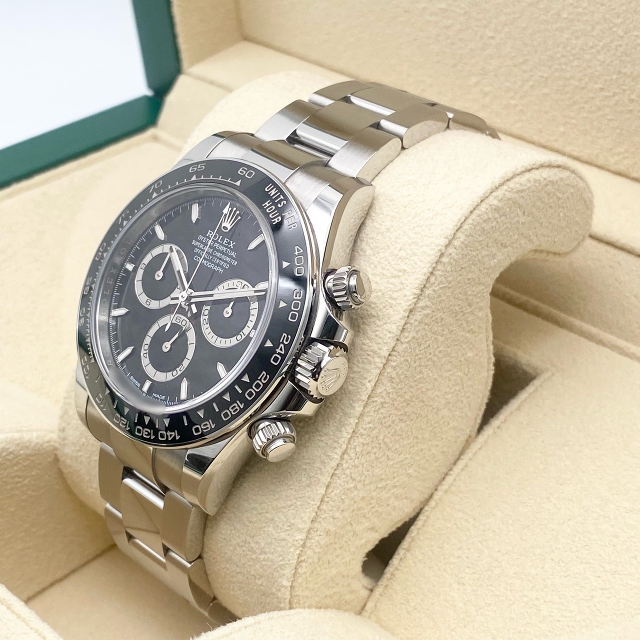 ����å��� �ǥ��ȥ� 126500LN  �֥�å� 40mm ���ƥ�쥹�������� �����������֥쥹