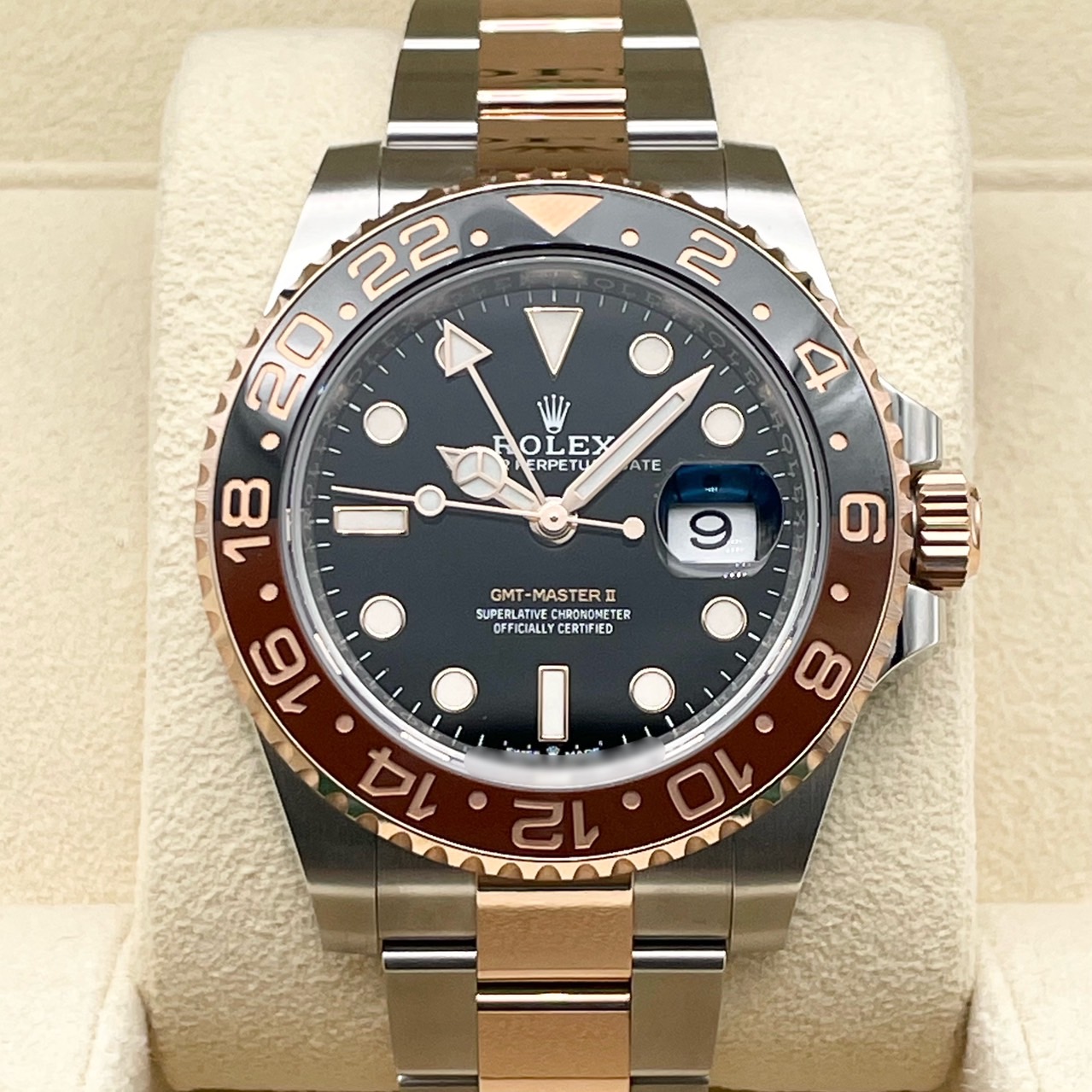 ����å��� GMT�ޥ�����II 126711CHNR �֥�å� 40mm