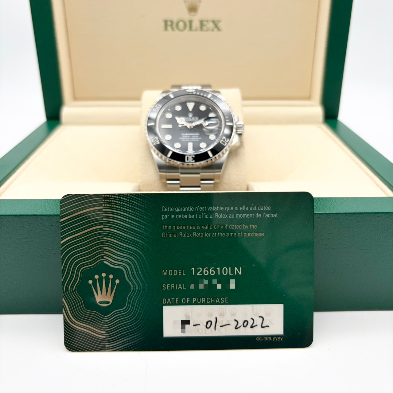 ����å��� ���֥ޥ꡼�ʡ��ǥ��� 126610LN �֥�å� 41mm
