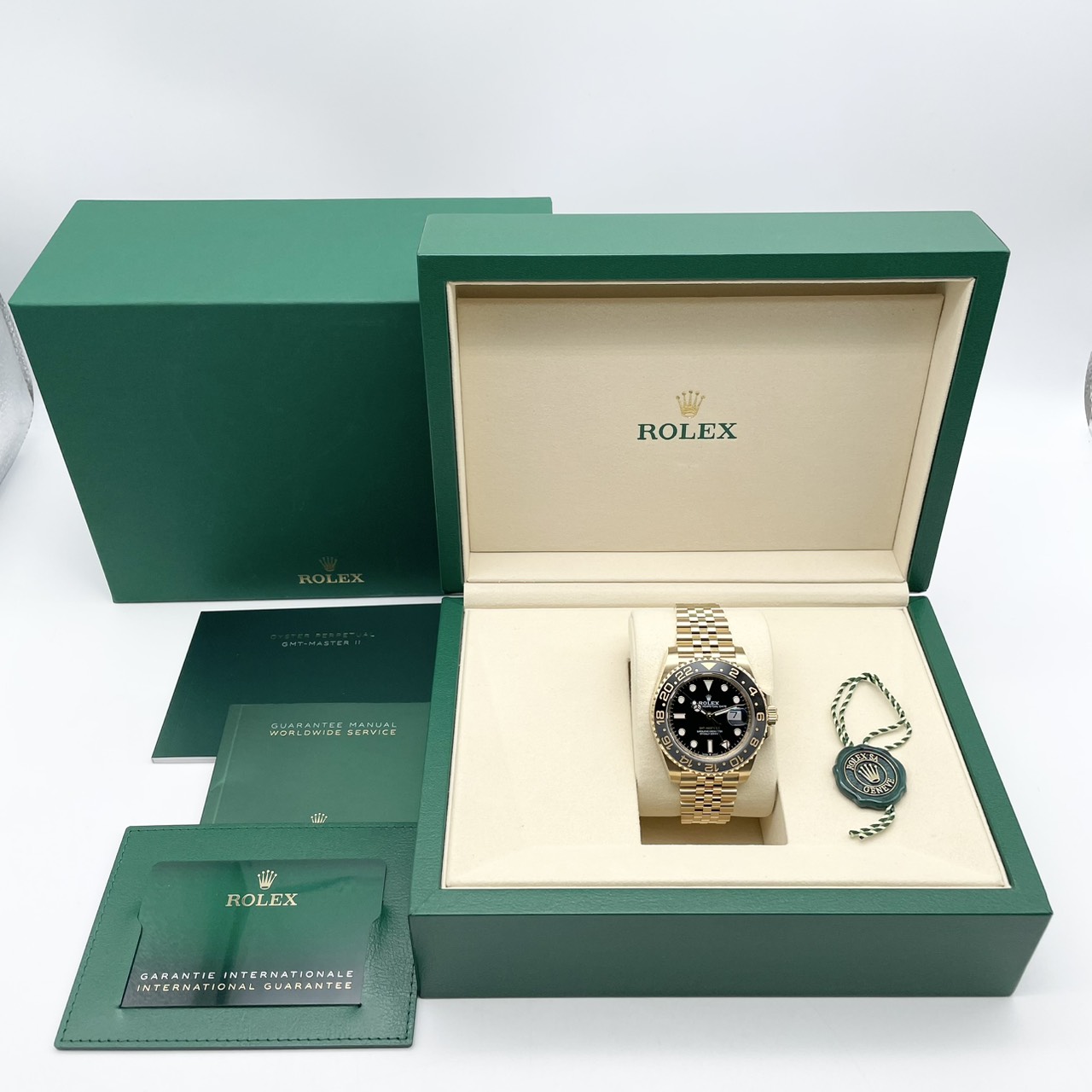 ���ݾ�����2026ǯ4��ۥ���å��� GMT�ޥ�����II 126718GRNR ��������������� ����ӥ꡼�֥쥹 �֥�å� 40mm