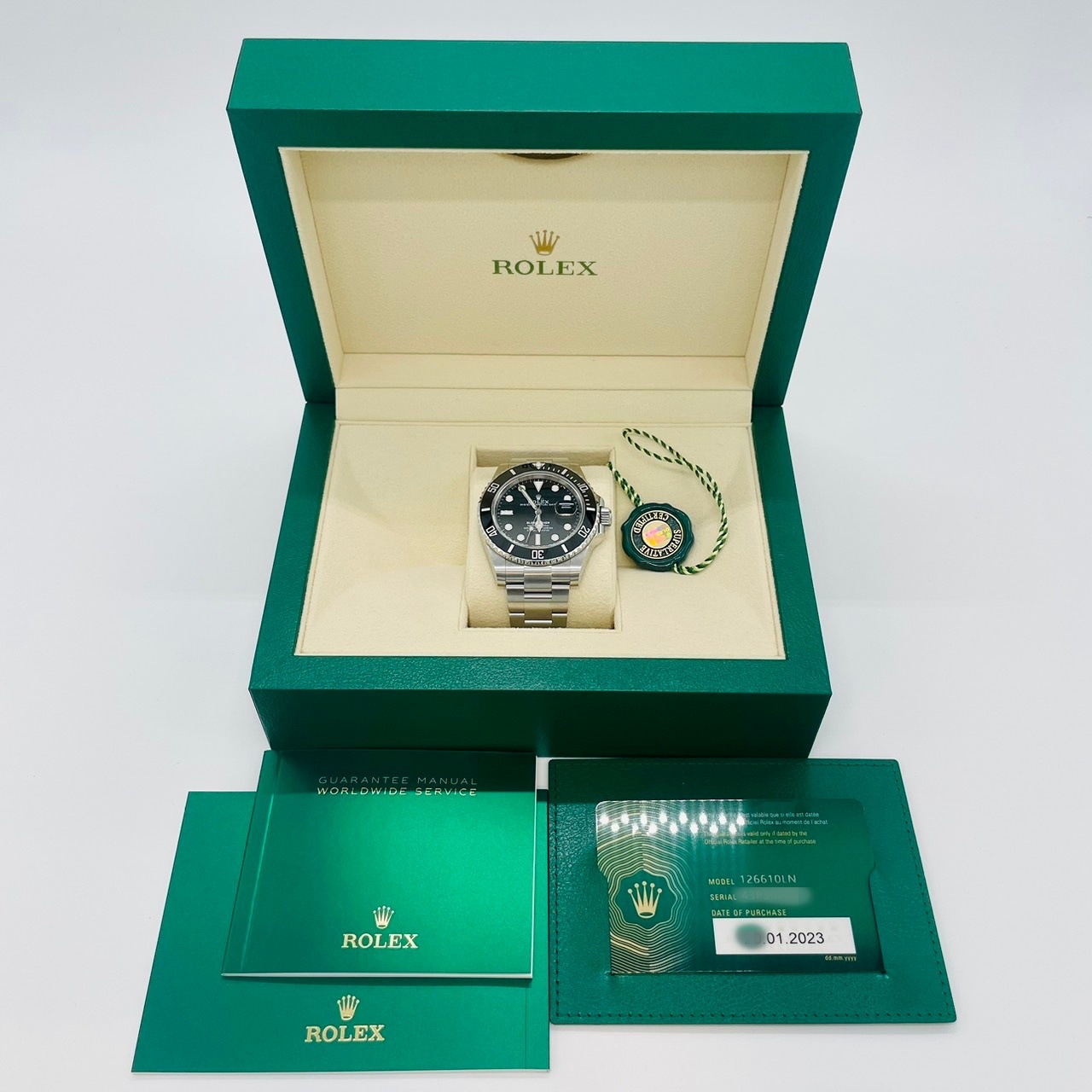 ����å��� ���֥ޥ꡼�� �ǥ��� 126610LN �֥�å�