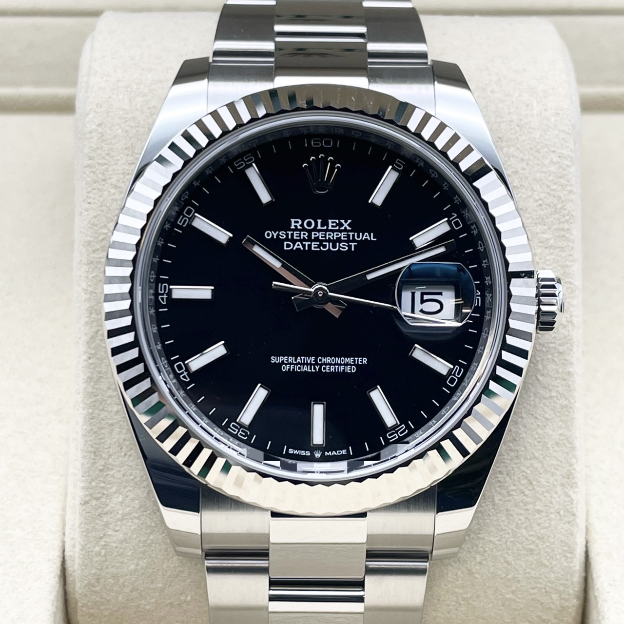 ���ݾڽ�����2026ǯ1��ۥ���å��� �ǥ��ȥ��㥹�� 126334 �֥�å� �����������֥쥹��å� 41mm