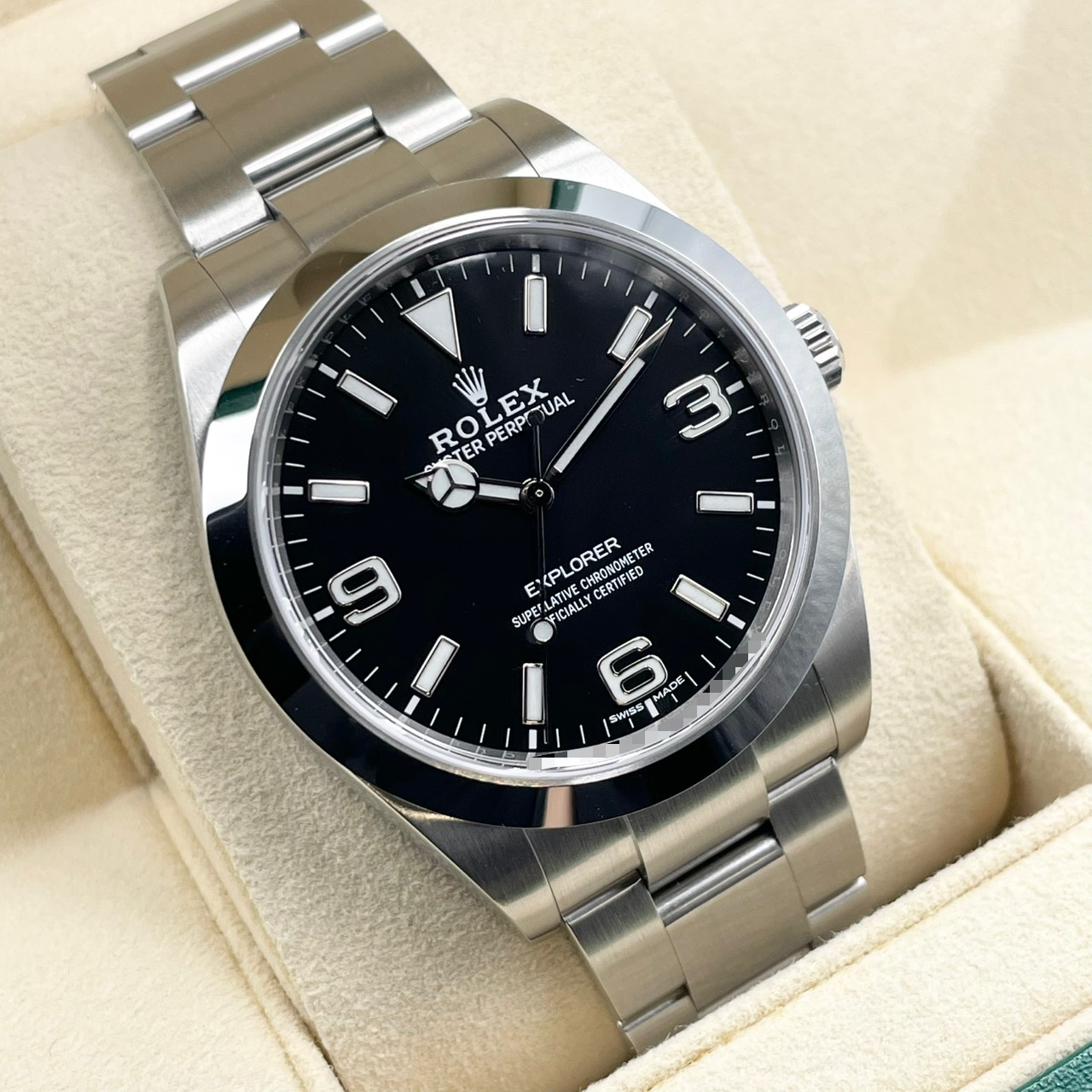 ����å��� �������ץ����顼 214270 �֥�å� ���ƥ�쥹�������� 39mm