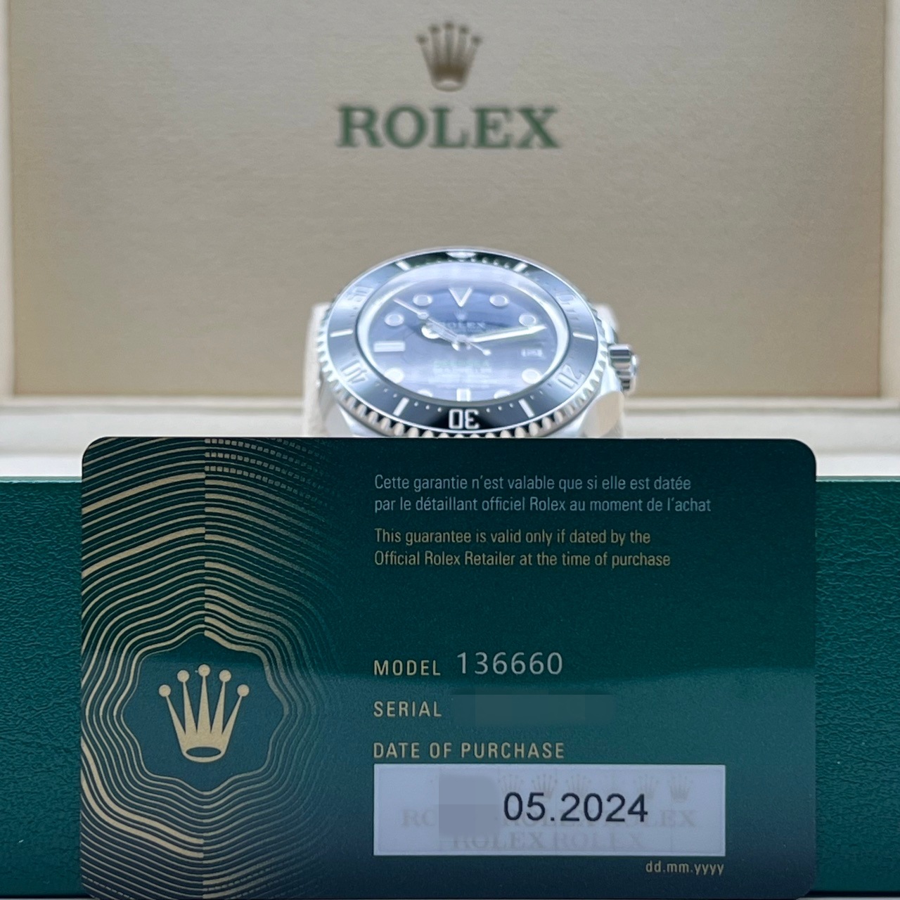 ����å��� �����ɥ����顼�ǥ����ץ��� 136660 D�֥롼 �����������֥쥹��å� 44mm